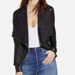 BlankNYC Black Faux leather Jacket